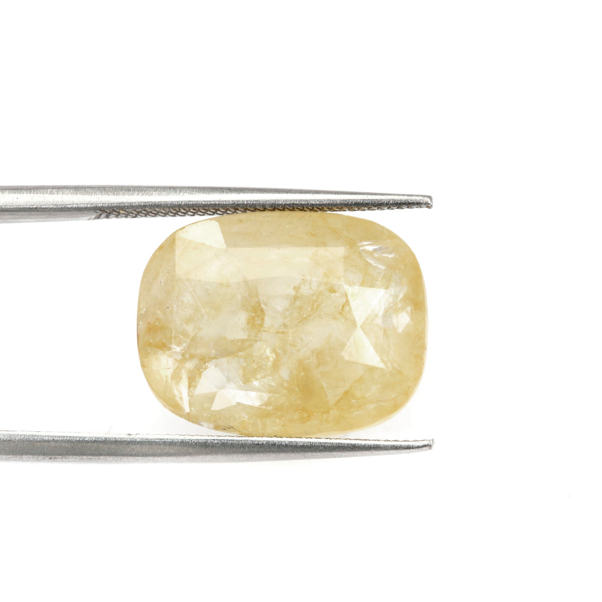 Certified Yellow Sapphire-9.31 Carats (10.24 Ratti) Sri Lanka (Ceylon), SKU: GTZI63