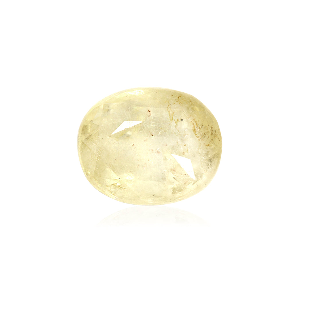 Yellow Sapphire (Pukhraj) 7.15 Cts (7.87 Ratti) Sri Lanka (Ceylon)