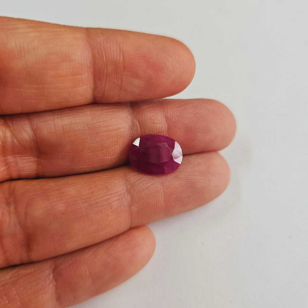Certified Ruby (Manik)-5.65 Cartas (6.22 Ratti) SKU-GVZA93