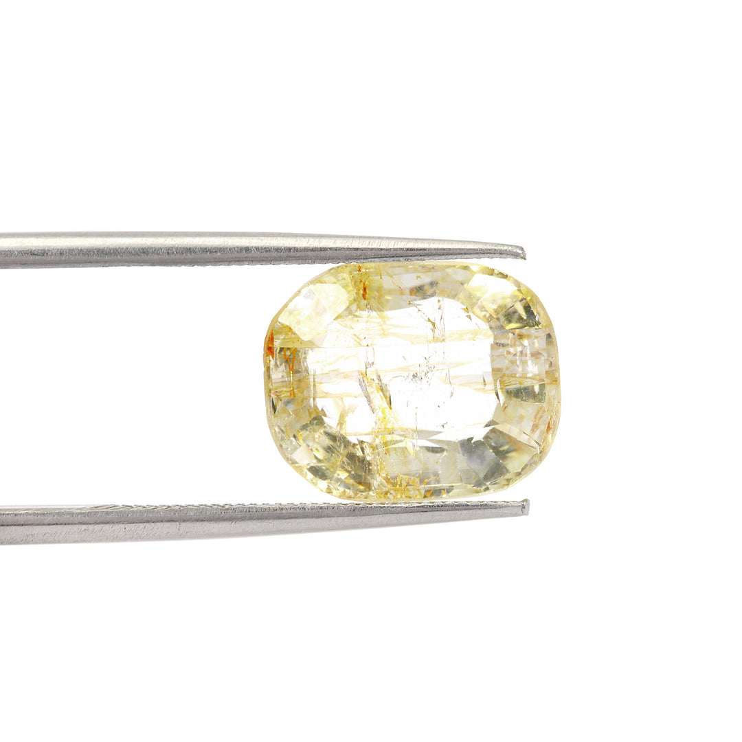 Certified Yellow Topaz 5.35 Cts (5.89 Ratti)