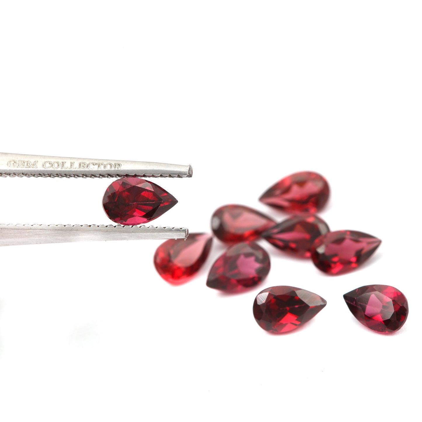 9Pc Lot Octavian Garnet 5x3mm 2.40 Carats