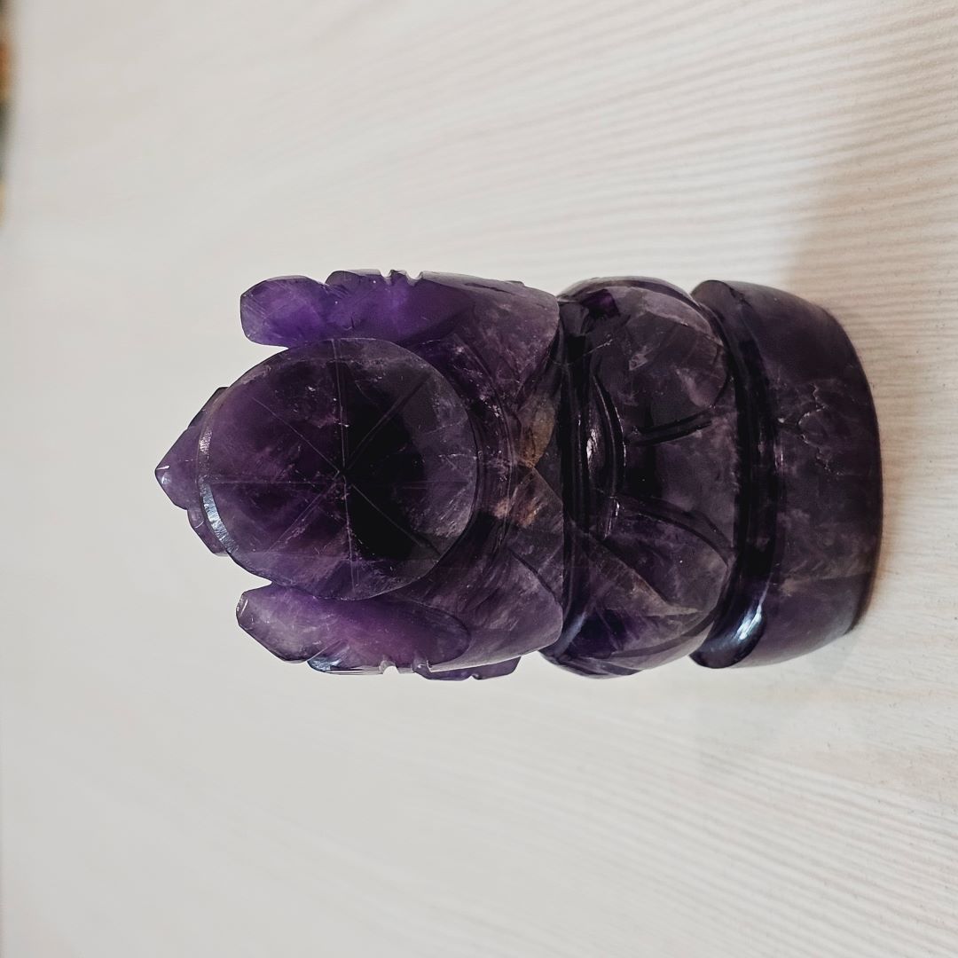 Amethyst Ganesha Idol | Prosperity Ganesha Figure | Statue Luck Wealth