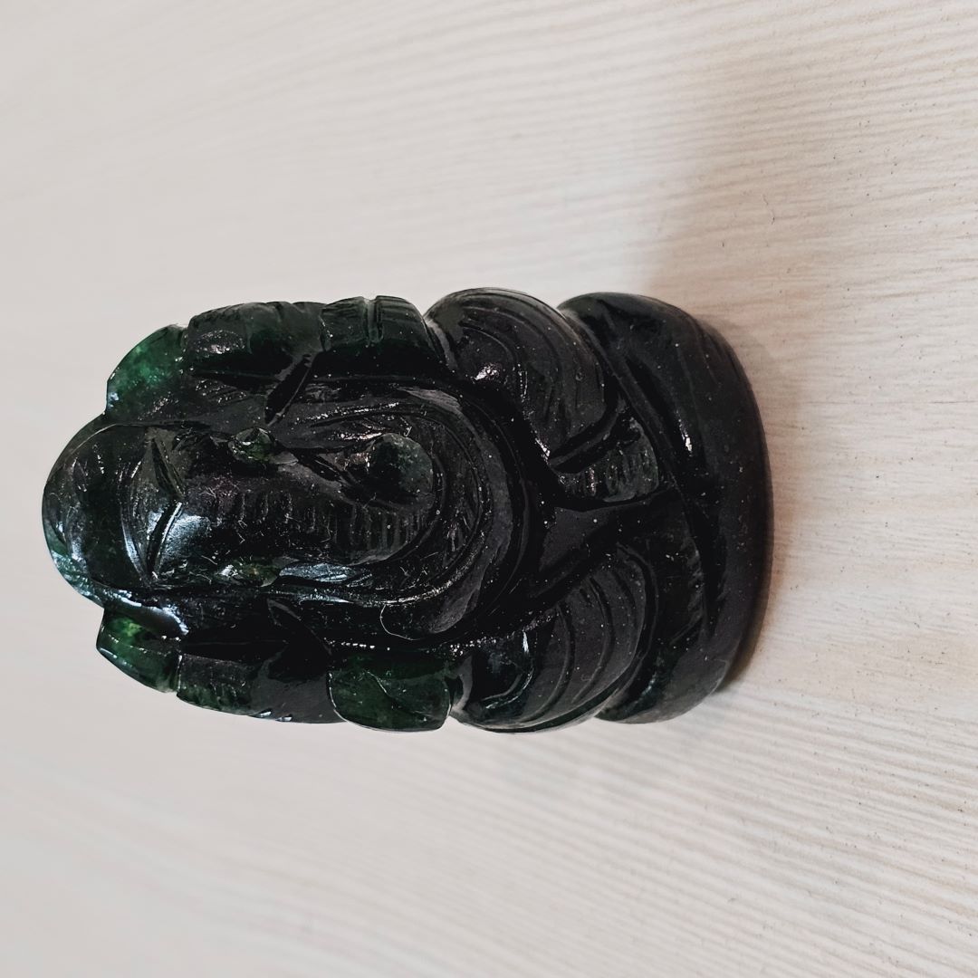 Green Aventurine Ganesha Idol