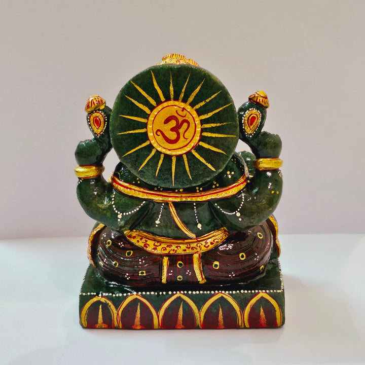 Green Aventurine Ganesha Idol