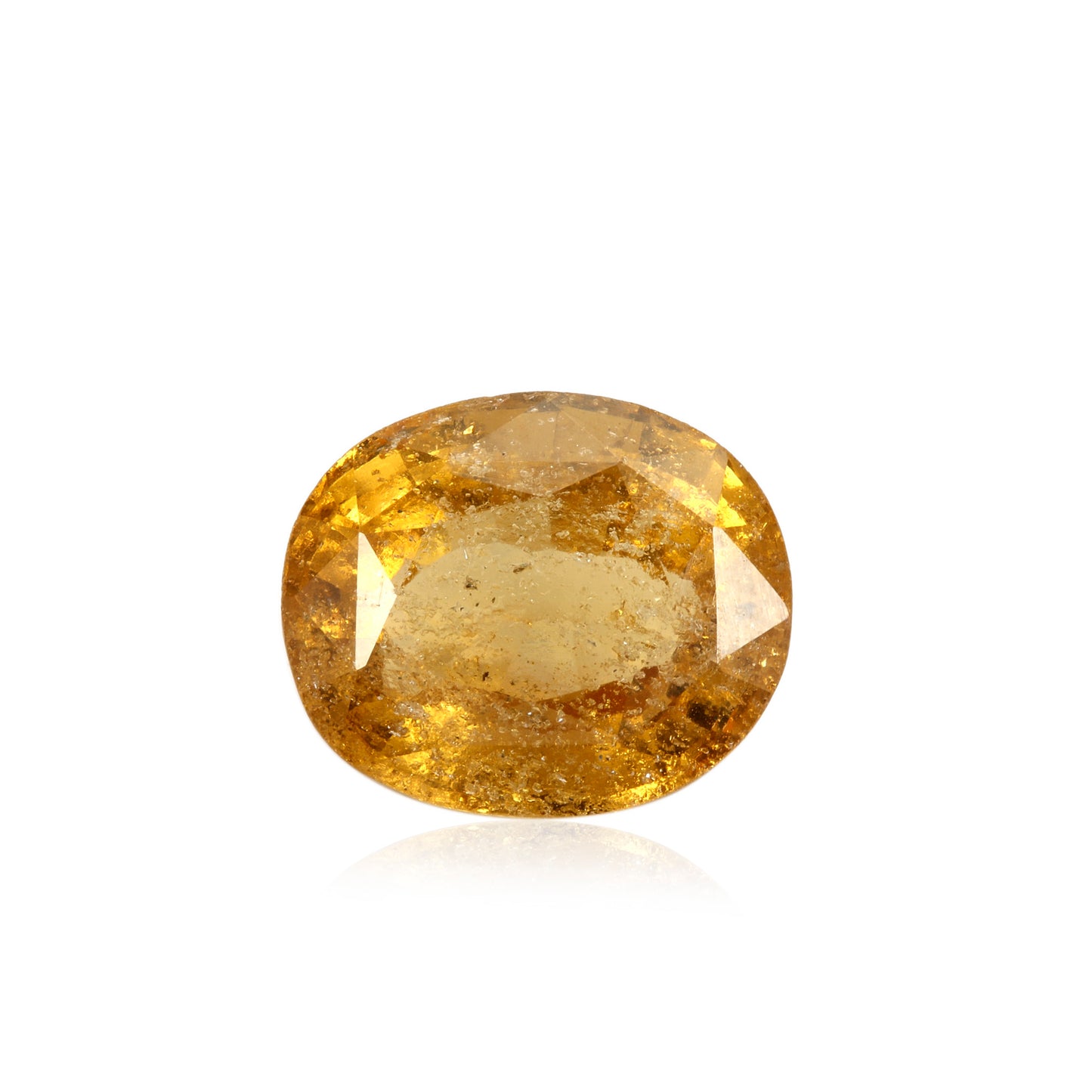 Certified Hessonite (Gomed) 6.54 Cts (7.19 Ratti) Sri Lanka (Ceylon) TPZI47