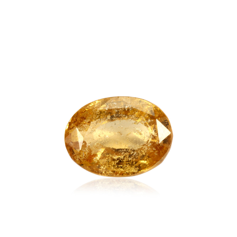 Certified Hessonite (Gomed) 7.72 Cts (8.49 Ratti) Sri Lanka (Ceylon) HFZI42