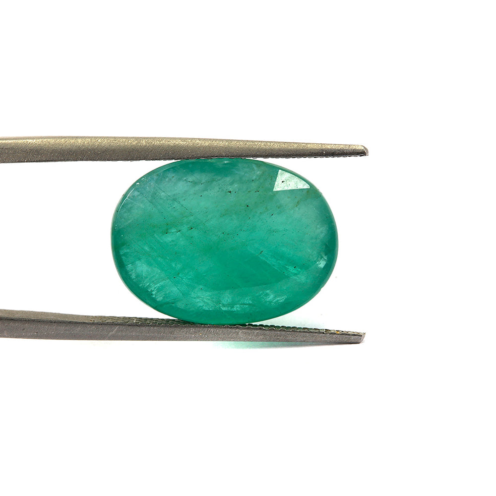 Certified Zambian Emerald (Panna)-9.41 Carats (10.35 Ratti) Zambia, SKU: HIZI34