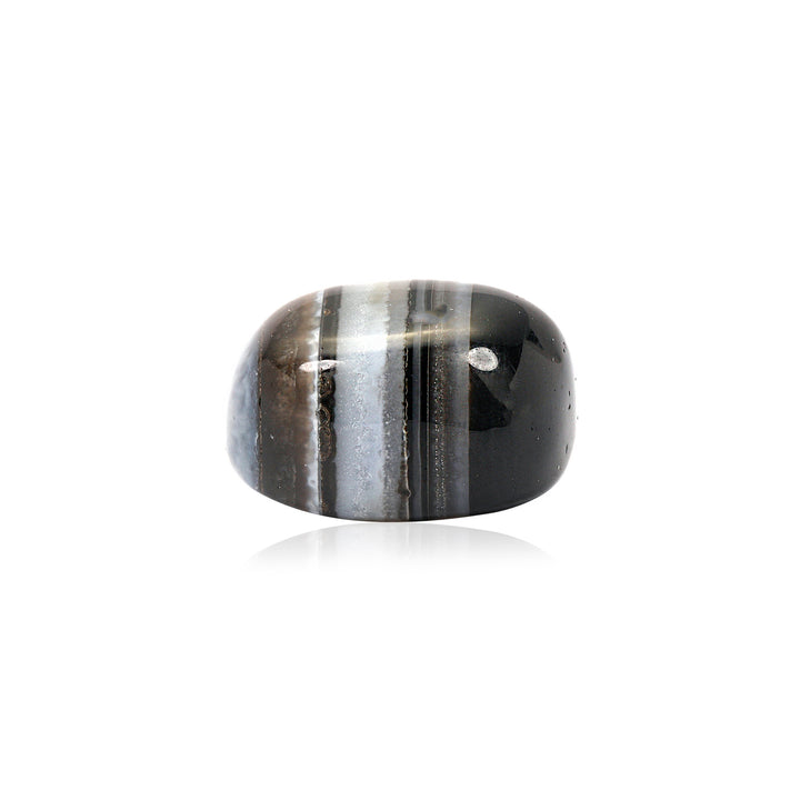 Sulemani Hakik (Black Agate) 13.65Cts. (15.02 Ratti)