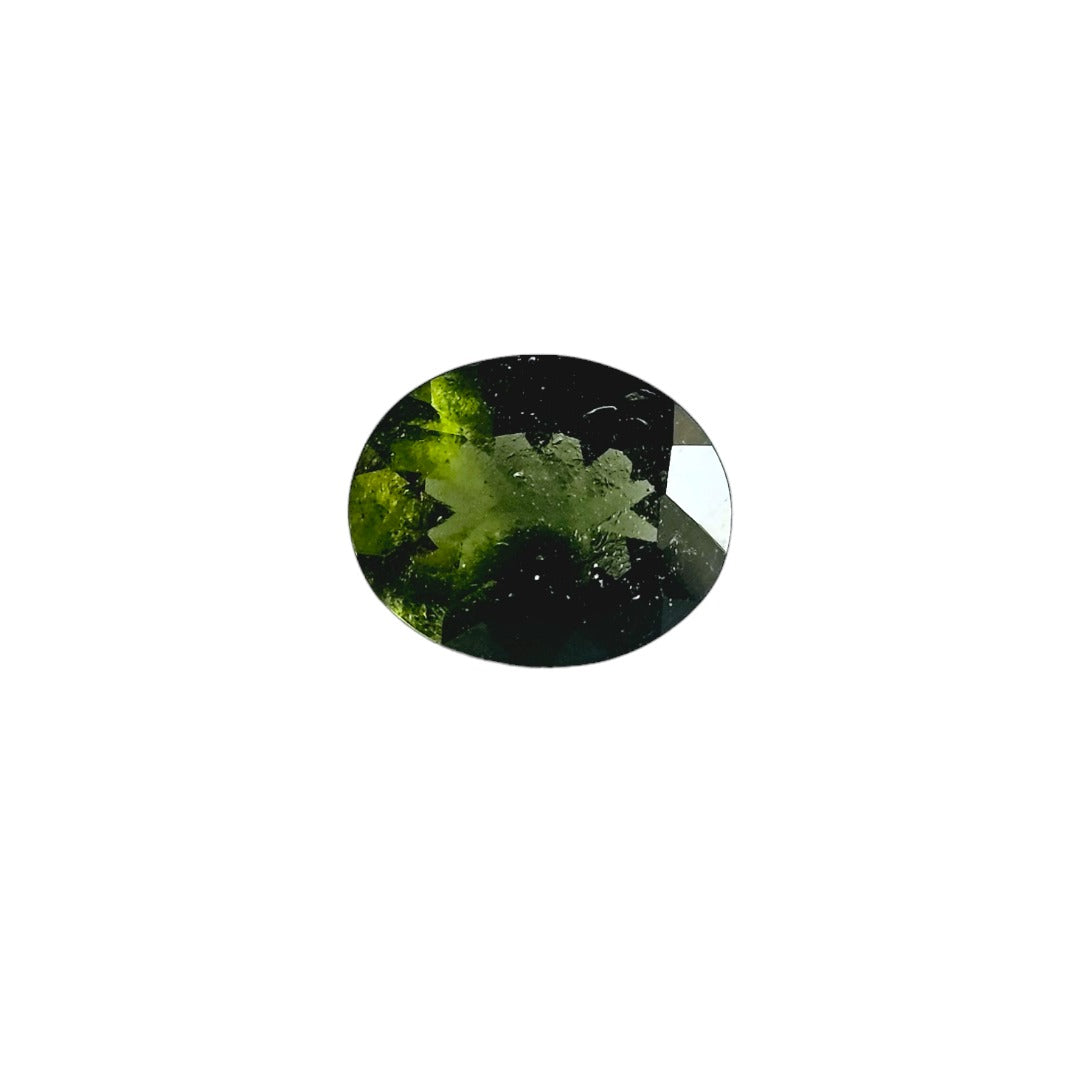 Moldavite 12x10mm 3.20 Carats