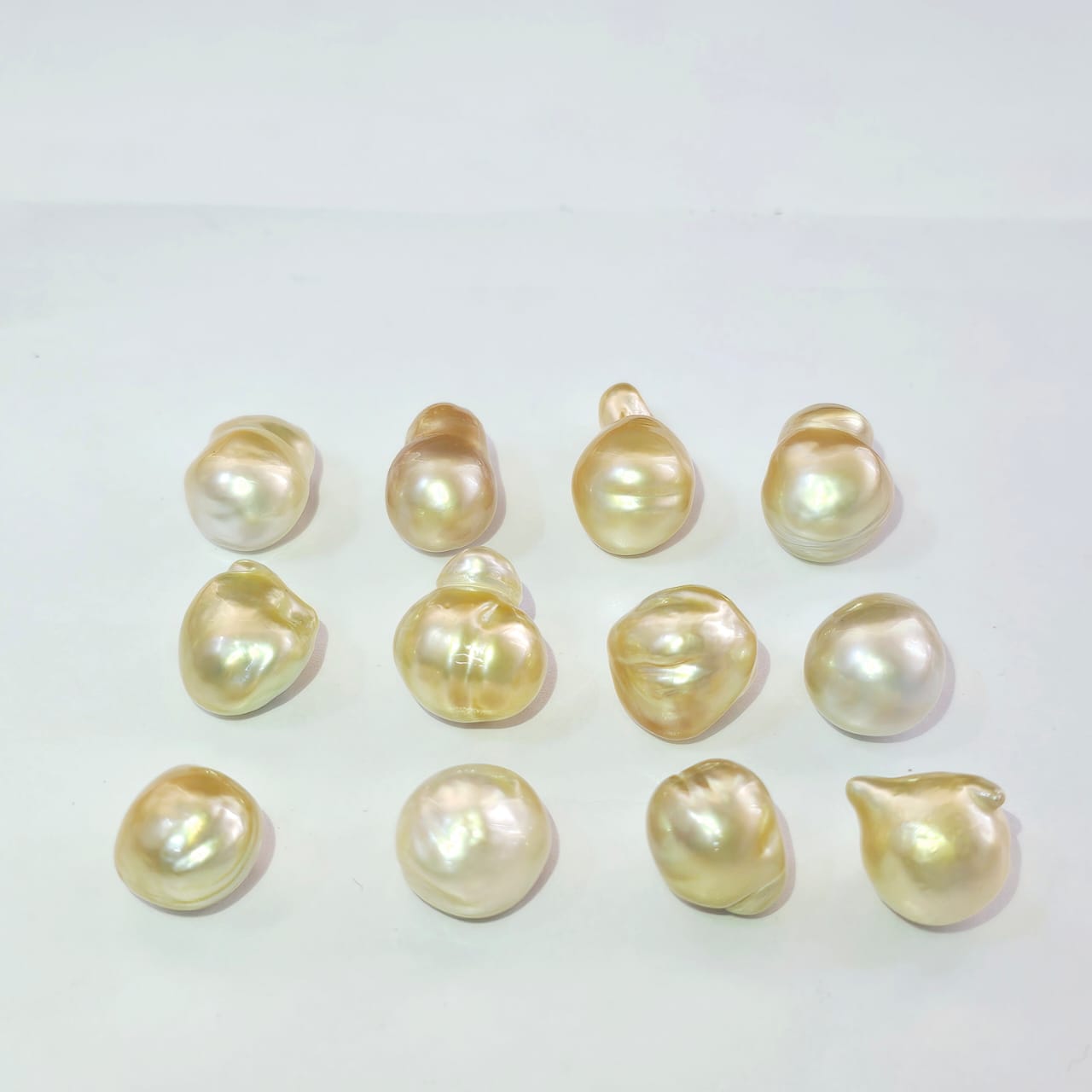 13-14mm Golden South Sea Pearl Baroque Undrilled Australia HLCI52