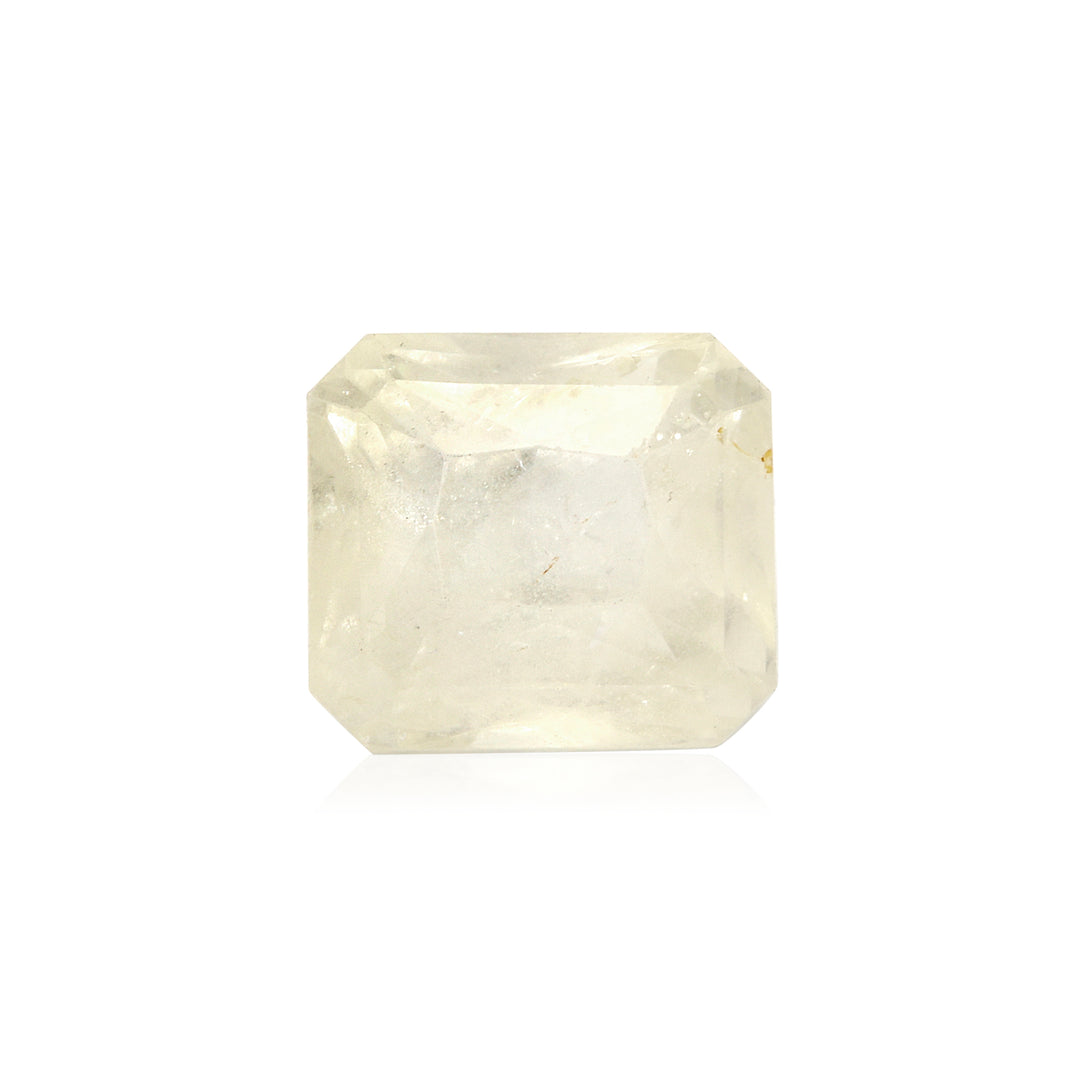 White Sapphire (Pukhraj) 4.05 Cts (4.46 Ratti) Sri Lanka (Ceylon)
