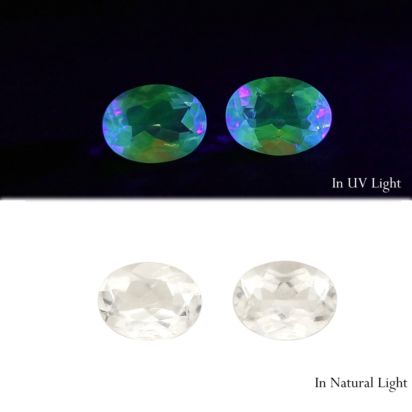 Hyalite Opal (Oval 8x6mm) 0.80 Carats HQNF01