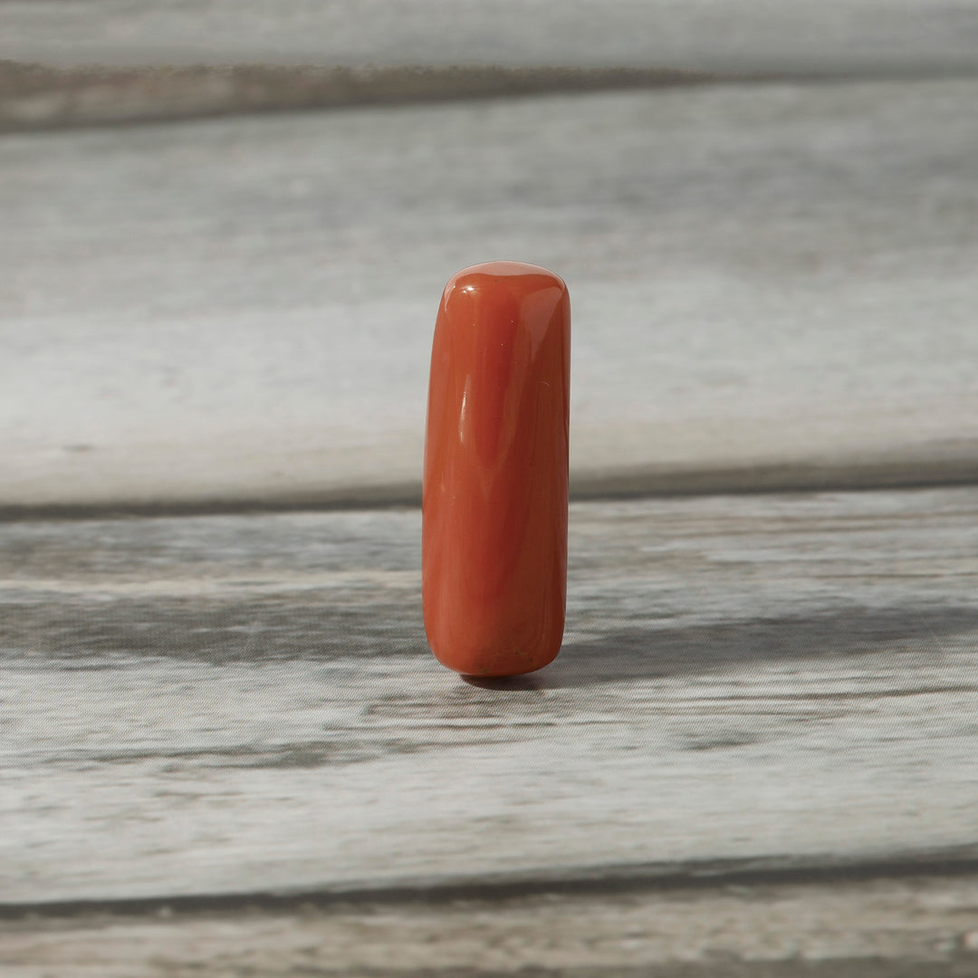 Natural Red Coral (Moonga) 9.72 Cts. (10.69 Ratti) Italy