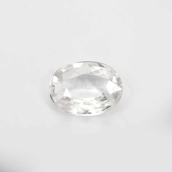 Certified White Zircon 7.50 Cts (8.25 Ratti)