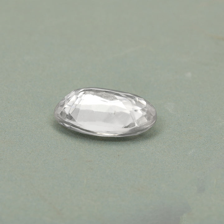 Certified White Zircon 7.50 Cts (8.25 Ratti)