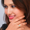 Radiant Opal Diamond and 14k Gold Ring(HXNK28)