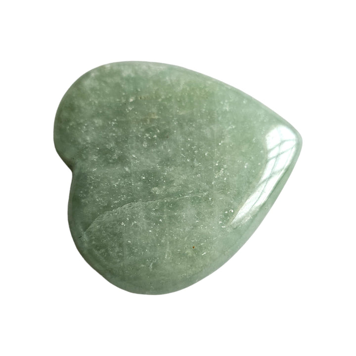 Green Agate Heart Palm Stone (50gm)