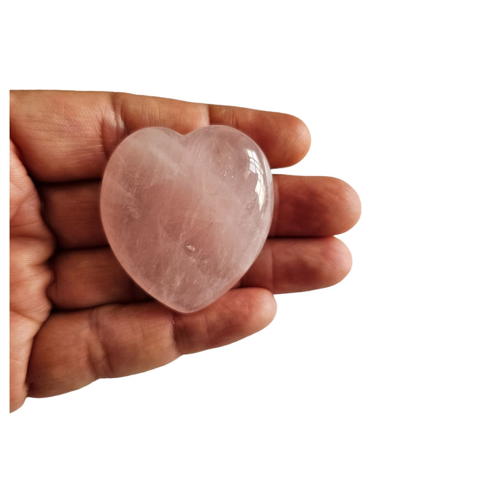 Rose Quartz Heart Palm Stone(44gm)