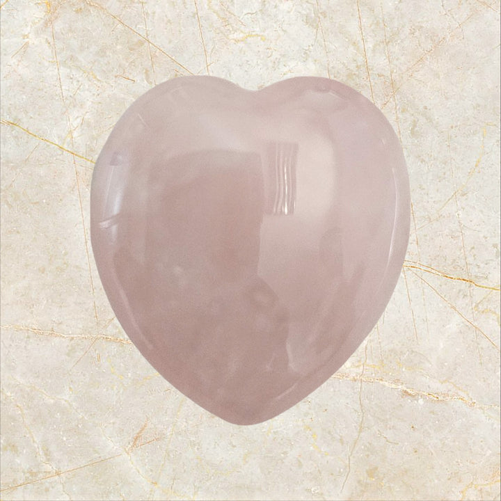 Rose Quartz Heart Palm Stone(44gm)