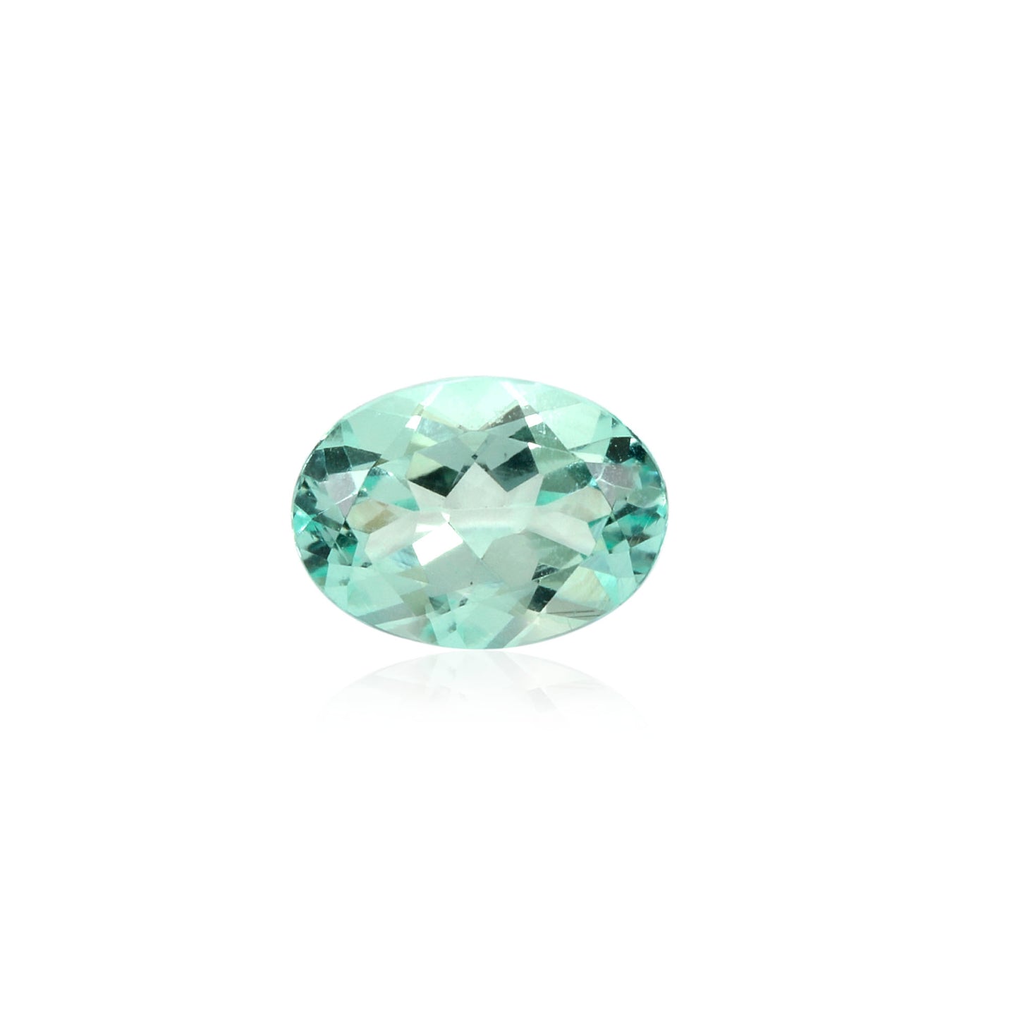 Green Aquamarine (Oval 7x5mm) 0.54 Carats IASM38