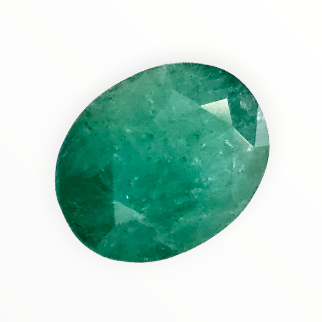 Certified Zambian Emerald (Panna)-7.00 Carats (7.70 Ratti) Zambia, SKU:IH0320