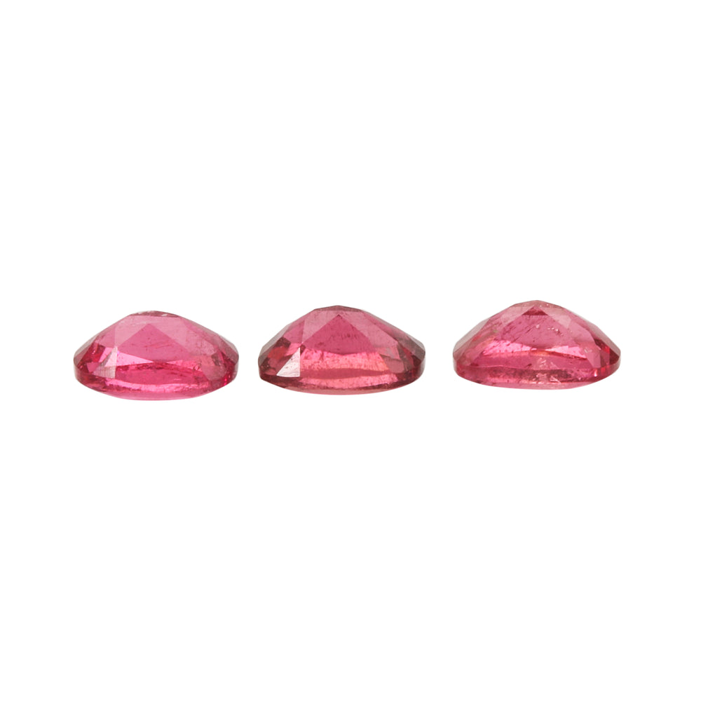 Rubellite Tourmaline 4x3mm 0.15 Carats