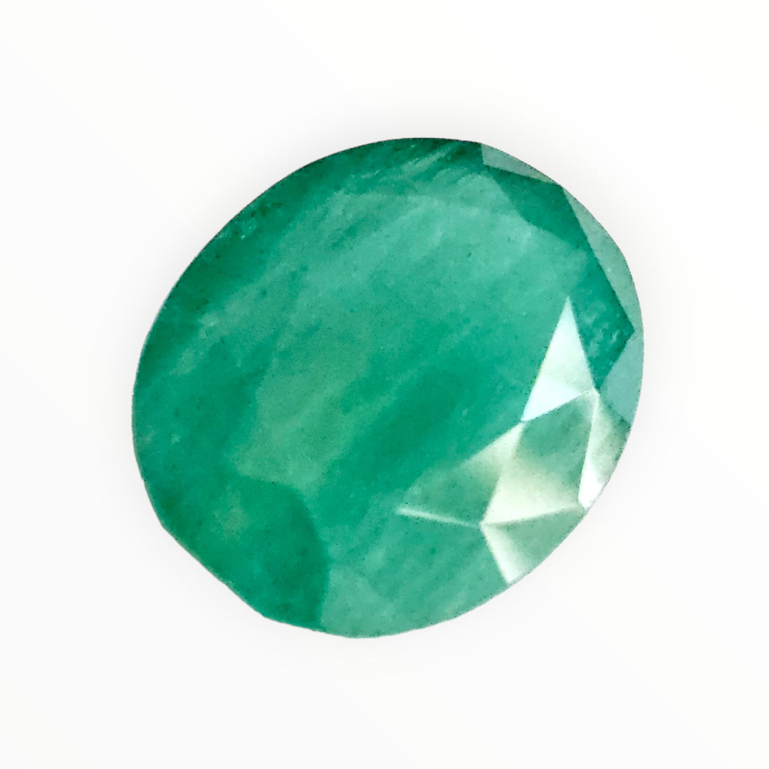 Certified Emerald (Panna)-20.54 Carats (22.59 Ratti) Zambia, SKU:J0306