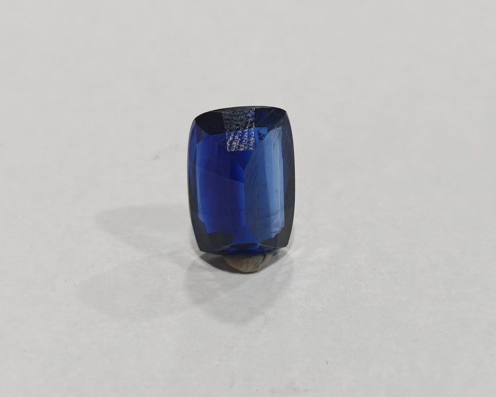Blue Kyanite 6.12 Carats (Cushion 12.20x8.50mm) BK030