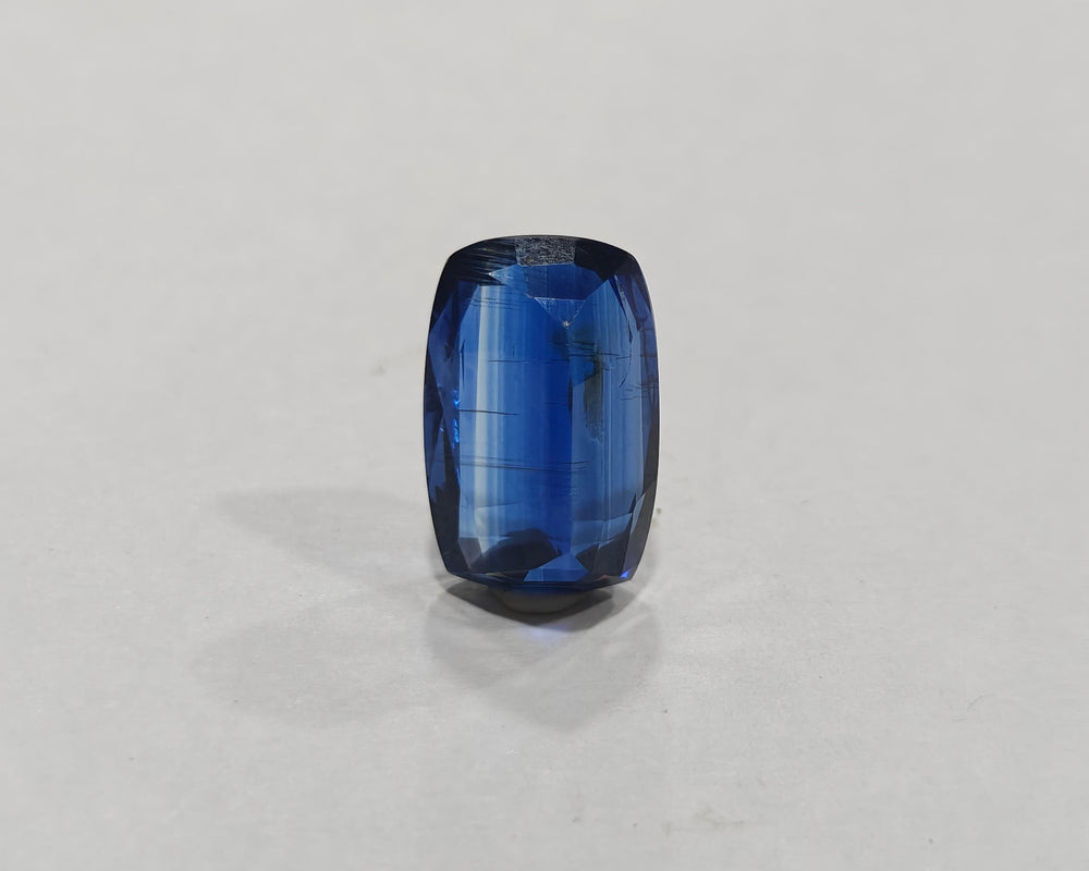 Blue Kyanite 6.05 Carats (Cushion 13.35x8.50mm) BK032