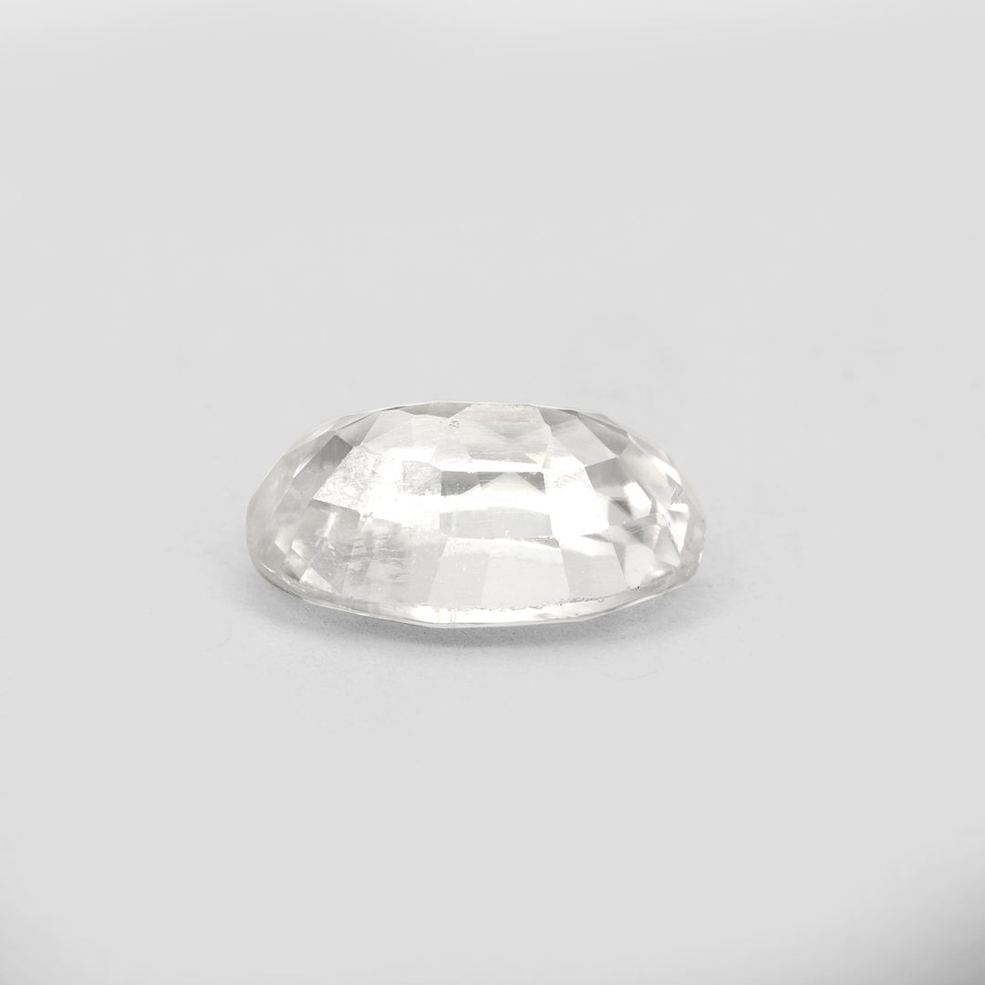 Certified White Zircon 7.07 Cts (7.78 Ratti) PLVW41