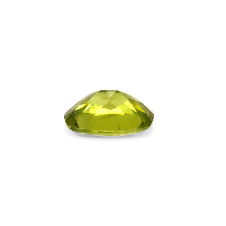 Certified Peridot Cushion 2.62 Carats