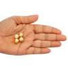 Golden South Sea Pearl Full Drilled 10mm-11mm 8.40 Carats(Ratti 9.24) INOZ28