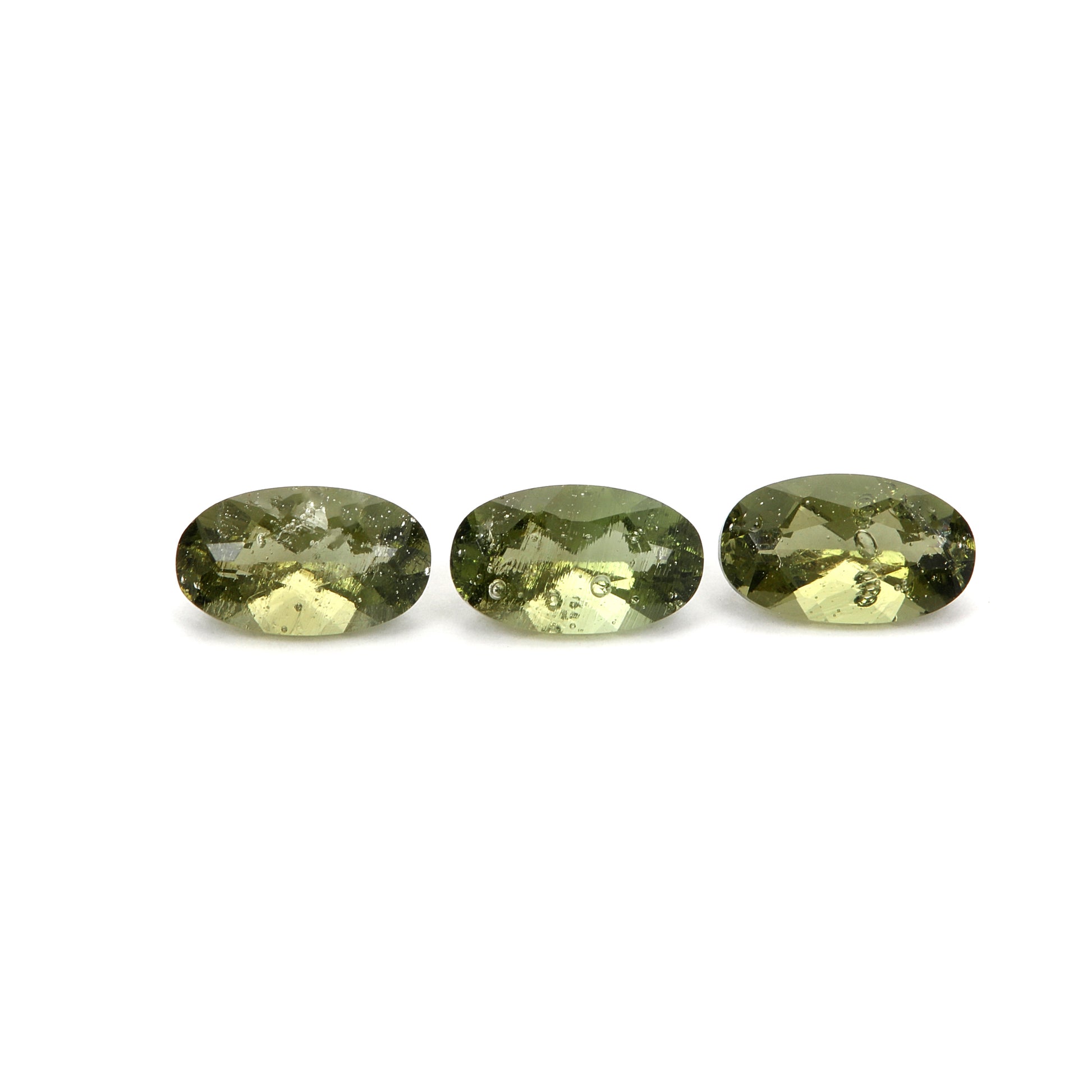3Pc Lot Moldavite Close Out 5x3mm 0.45 Carats
