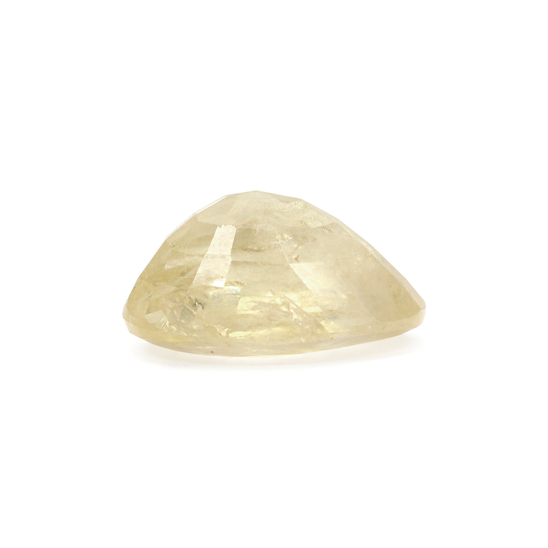 Yellow Sapphire (Pukhraj) 10.11 Cts (11.12 Ratti) Sri Lanka (Ceylon)