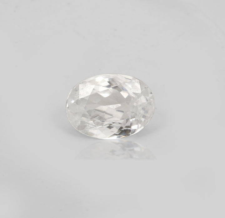 Certified White Zircon 6.30 Cts (6.93 Ratti) ITVW10