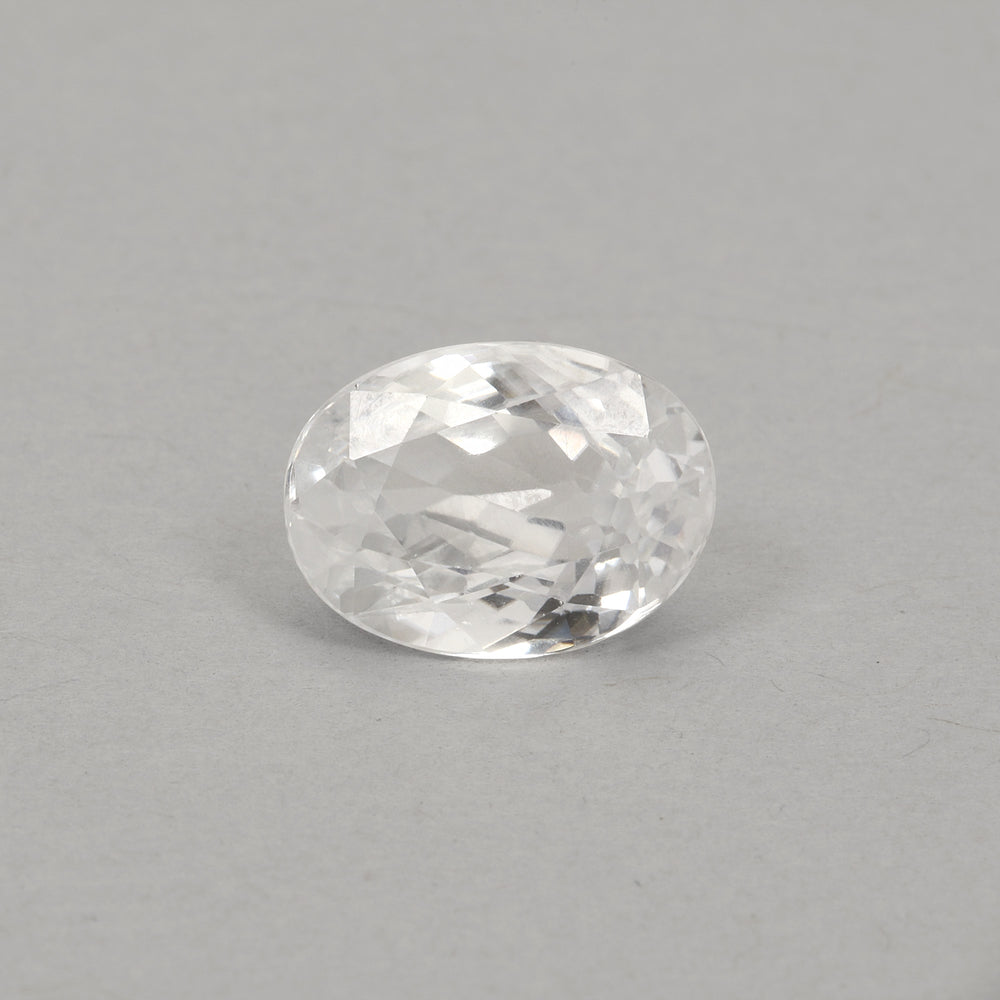 Certified White Zircon 6.28 Cts (6.90 Ratti) ITVW10