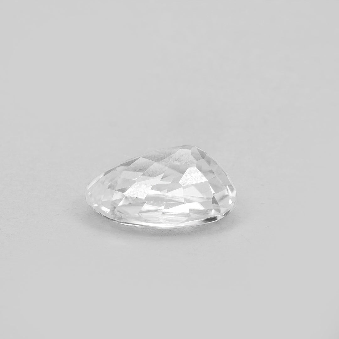 Certified White Zircon 6.30 Cts (6.93 Ratti) ITVW10