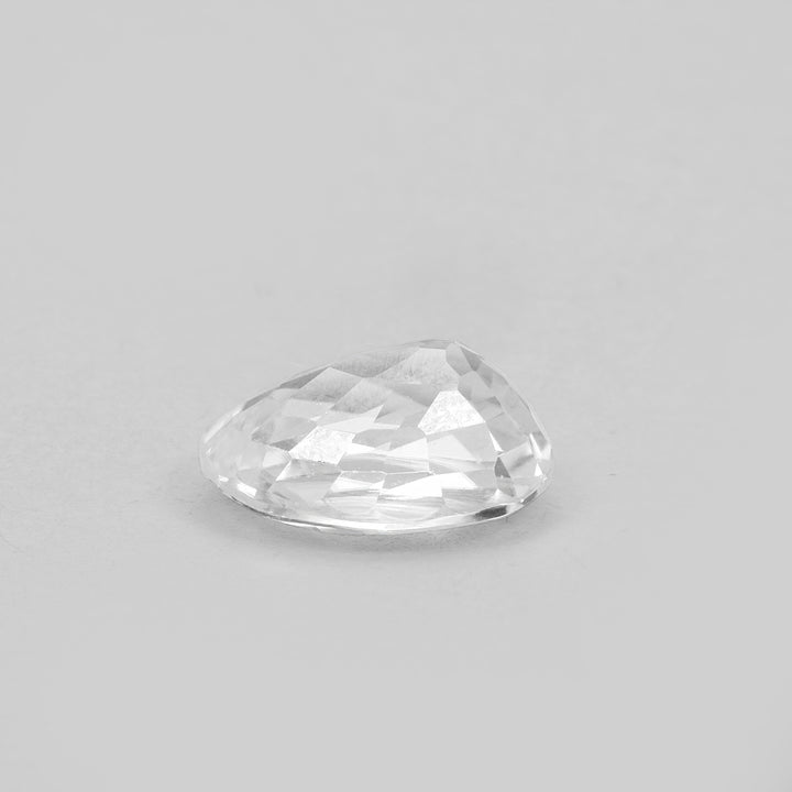 Certified White Zircon 6.30 Cts (6.93 Ratti) ITVW10