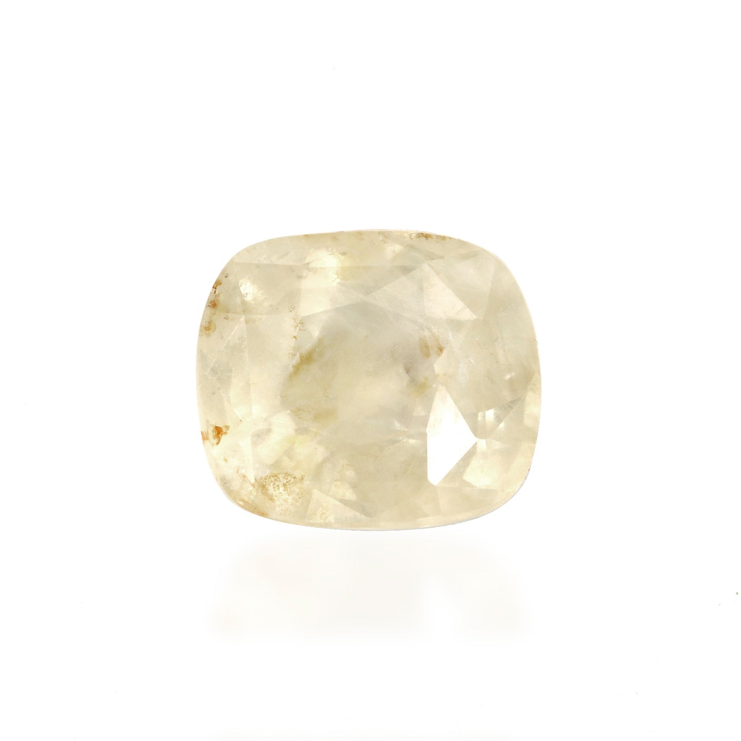 Certified Yellow Sapphire-6.92 Carats (7.61 Ratti) Sri Lanka (Ceylon), SKU: IVZI27