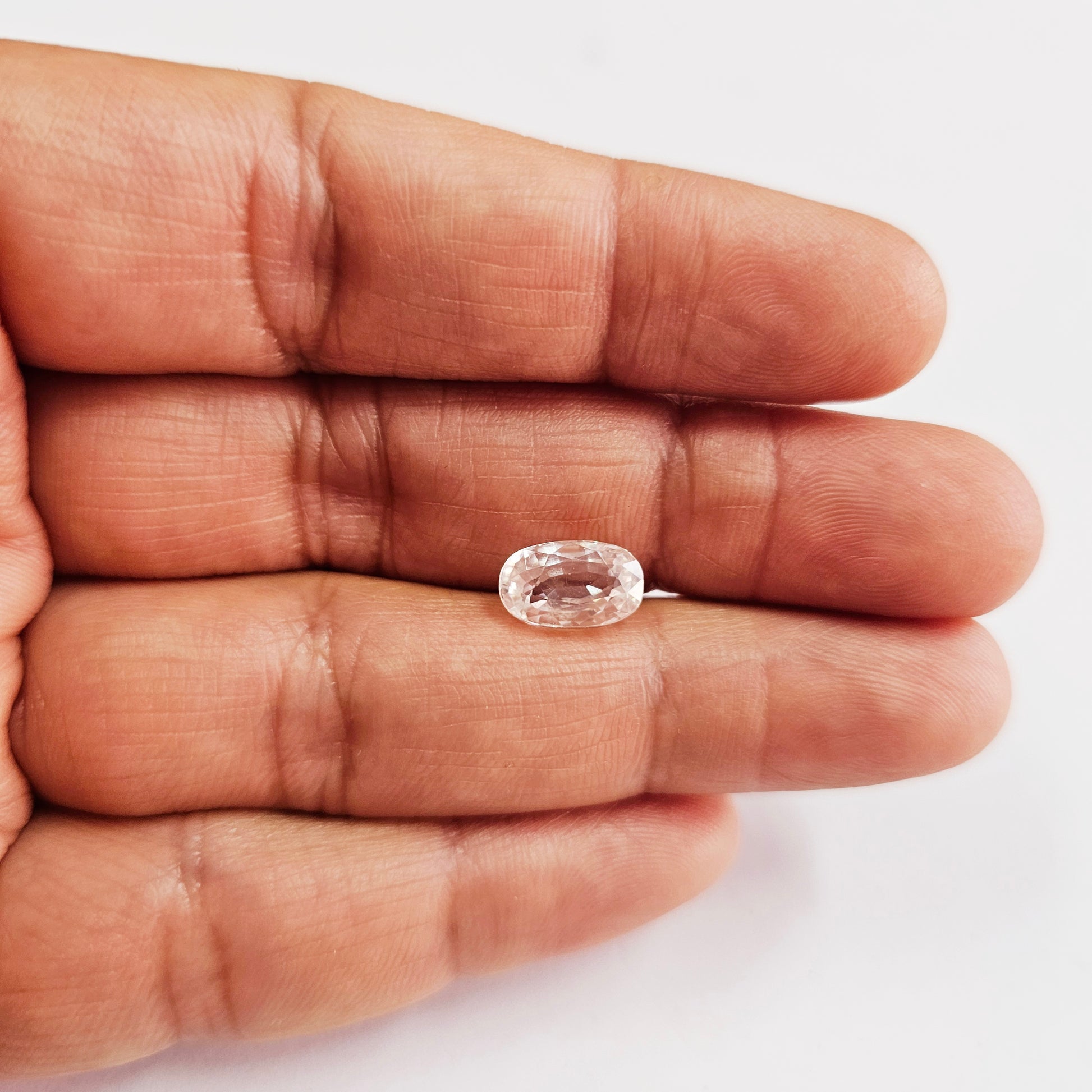 Certified White Zircon 5.51 Cts (6.06 Ratti) IYVW07