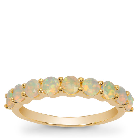 Infinite Love Eternity Band in Opal and 14k Gold(JANK39)