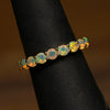 Infinite Love Eternity Band in Opal and 14k Gold(JANK39)