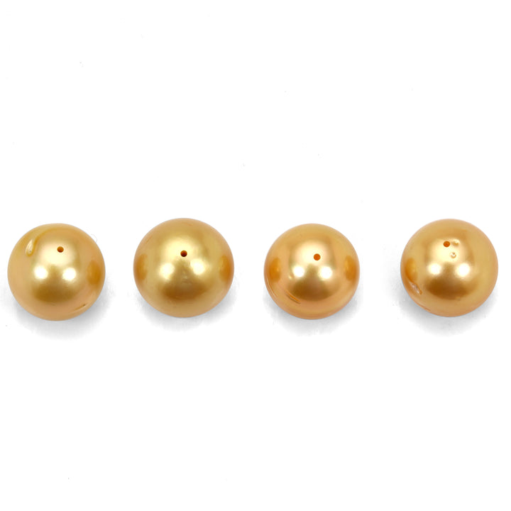 Golden South Sea Pearl Full Drilled 13mm-14mm 16.40 Carats