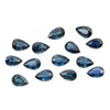 2Pc Lot Australian Parti Sapphire 5x3mm 0.40 Carats JBWV80