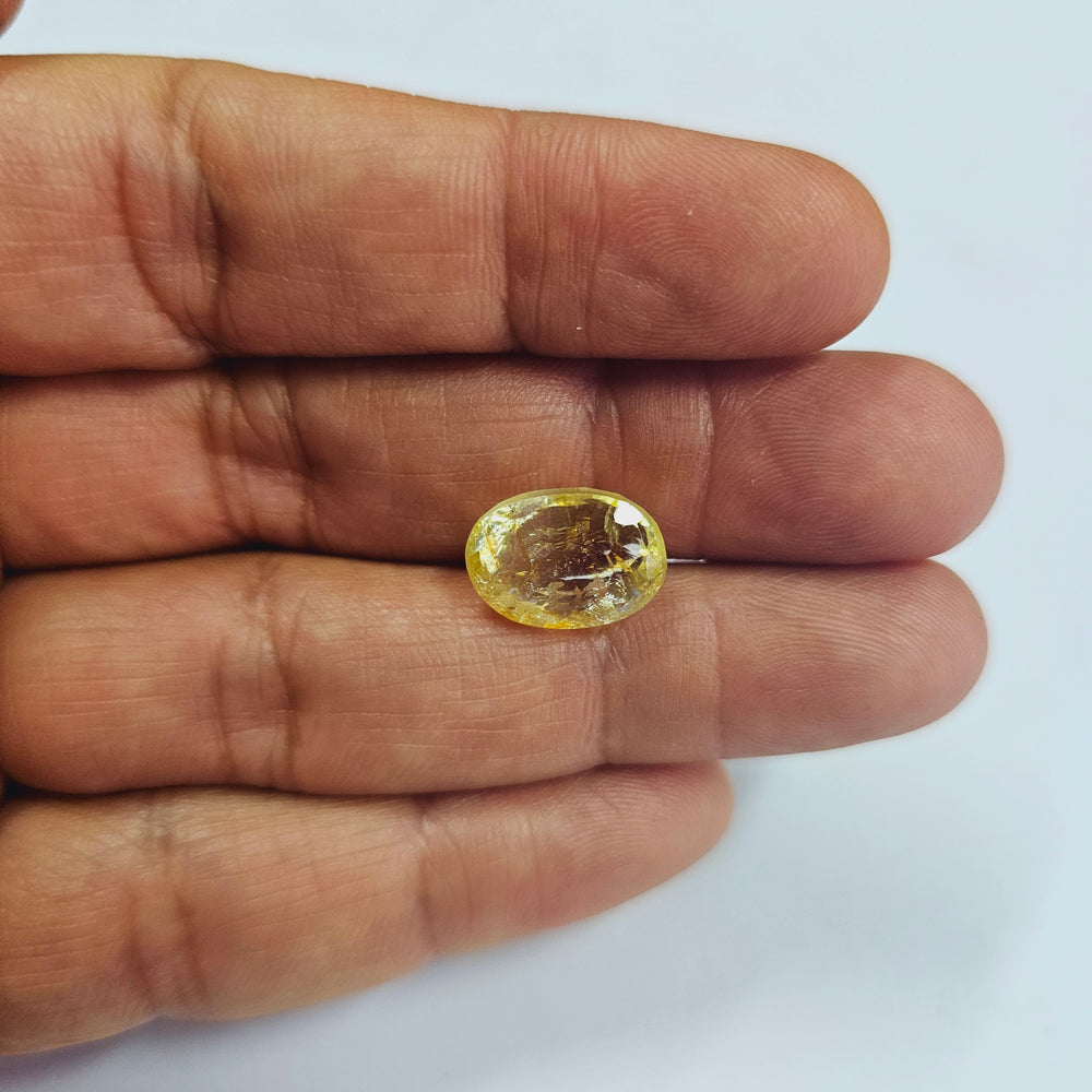 Certified Yellow Topaz 13.24 Cts (14.56 Ratti) JCZI86