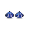 2Pc Lot Ceylon Blue Sapphire 4x4mm 0.50 Carats JGDS46