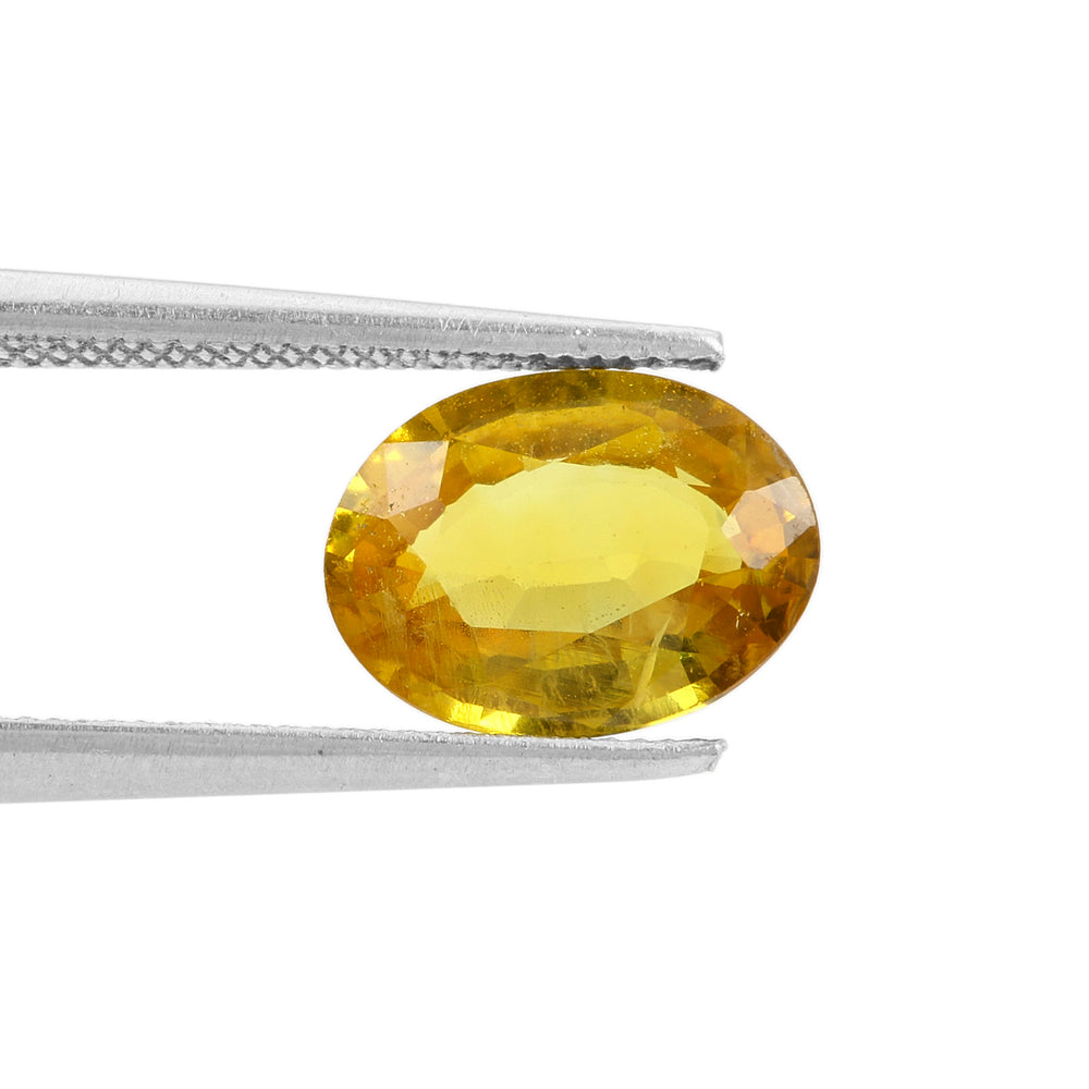 Yellow Sapphire 8x6mm 1.00 Carats JHXV64