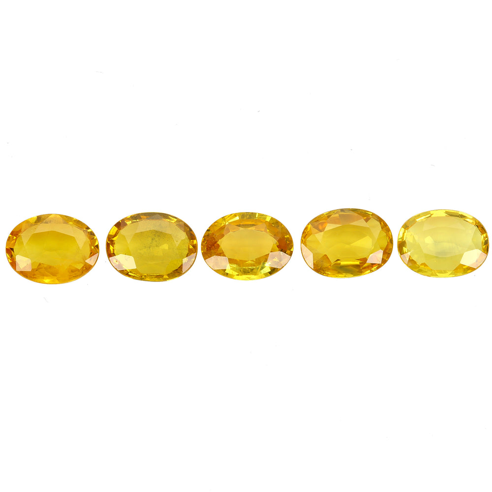 Yellow Sapphire 8x6mm 1.00 Carats JHXV64