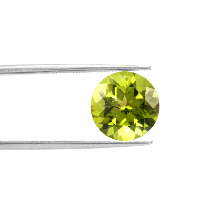 Certified Peridot Round 4.16 Carats