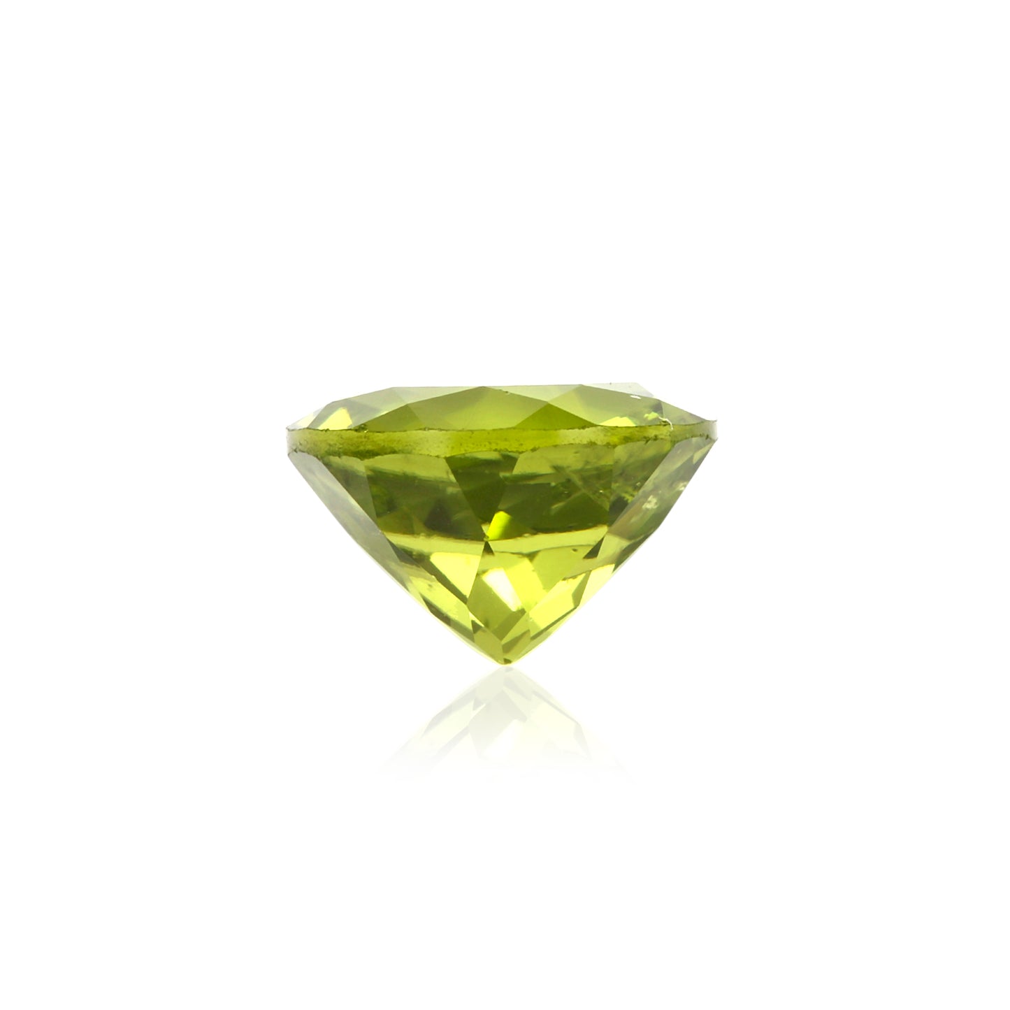 Certified Peridot Round 4.15 Carats - JL0334